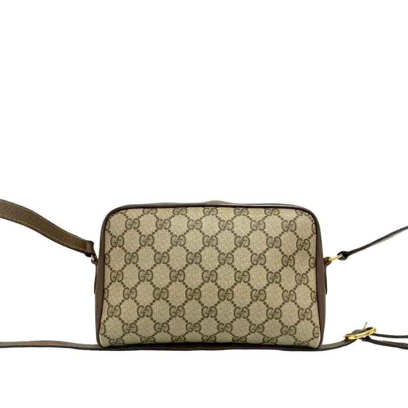 Gucci GG Supreme Web Crossbody Beige Very good condition - Back View