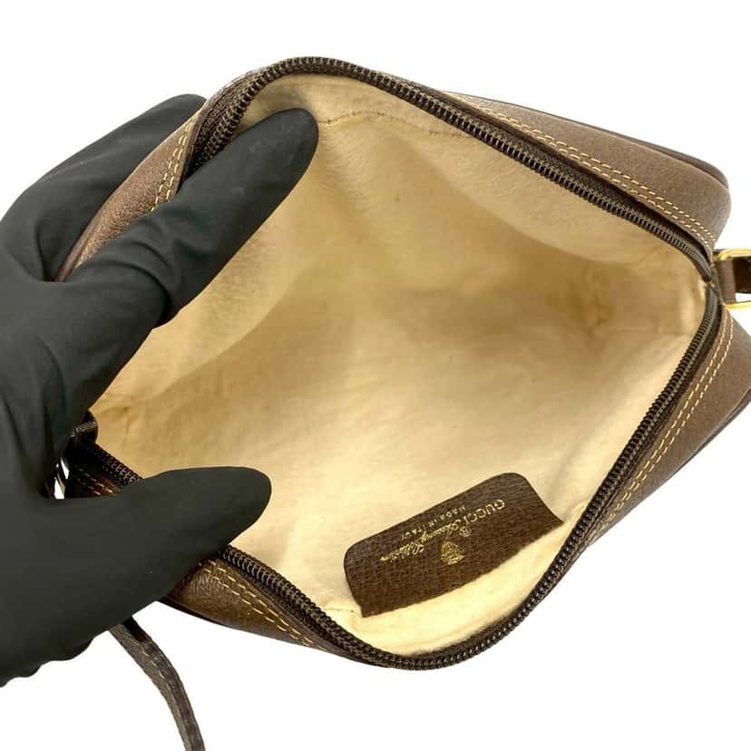 Gucci GG Supreme Web Crossbody Beige Very good condition - Inside View