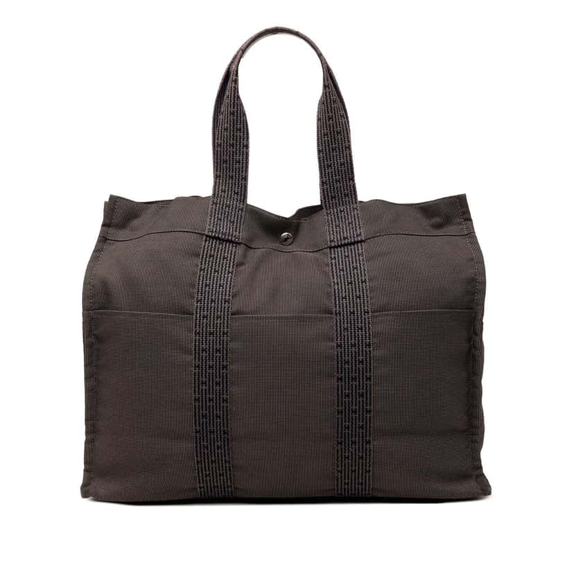 Hermès Canvas Herline GM Brown Very good condition - Front View
