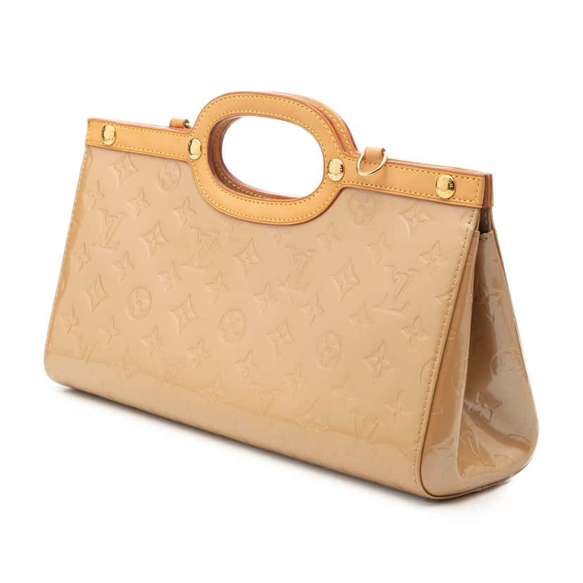 Louis Vuitton Monogram Vernis Roxbury Drive Beige Leather Very good condition - Back View