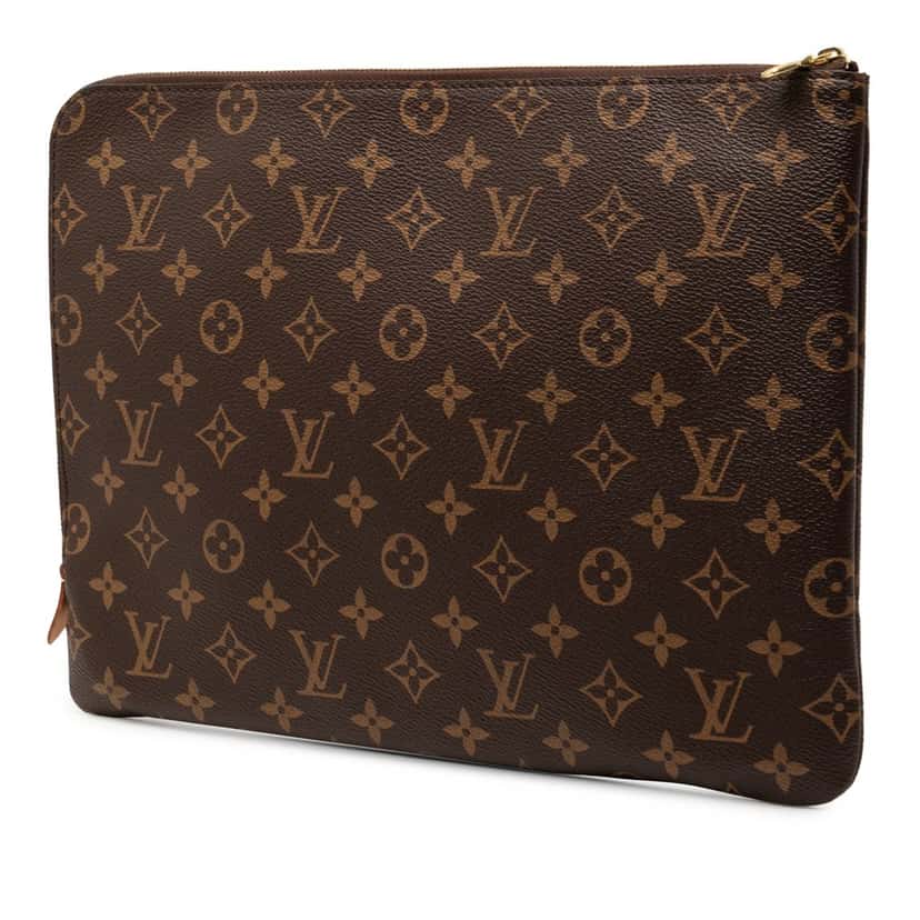 Louis Vuitton Monogram Etui Voyage MM Brown Very good condition - Back View