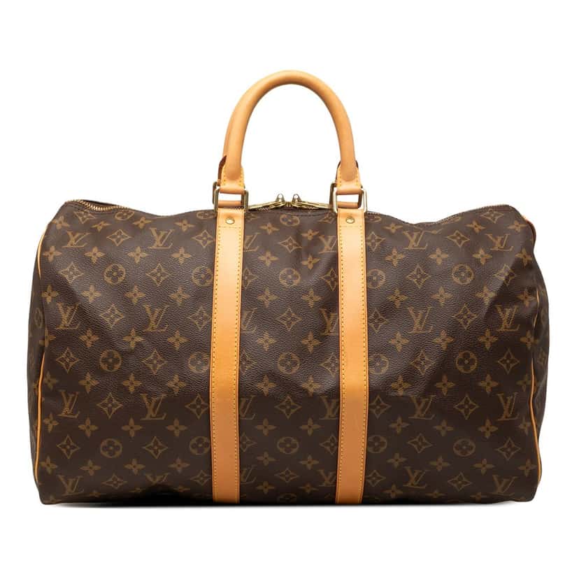 Louis Vuitton Monogram Keepall 45 Brown Very good condition - Front View