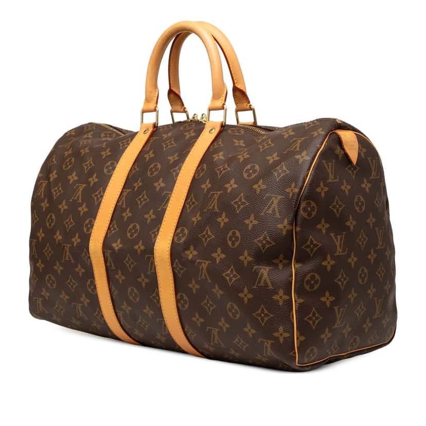 Louis Vuitton Monogram Keepall 45 Brown Very good condition - Back View