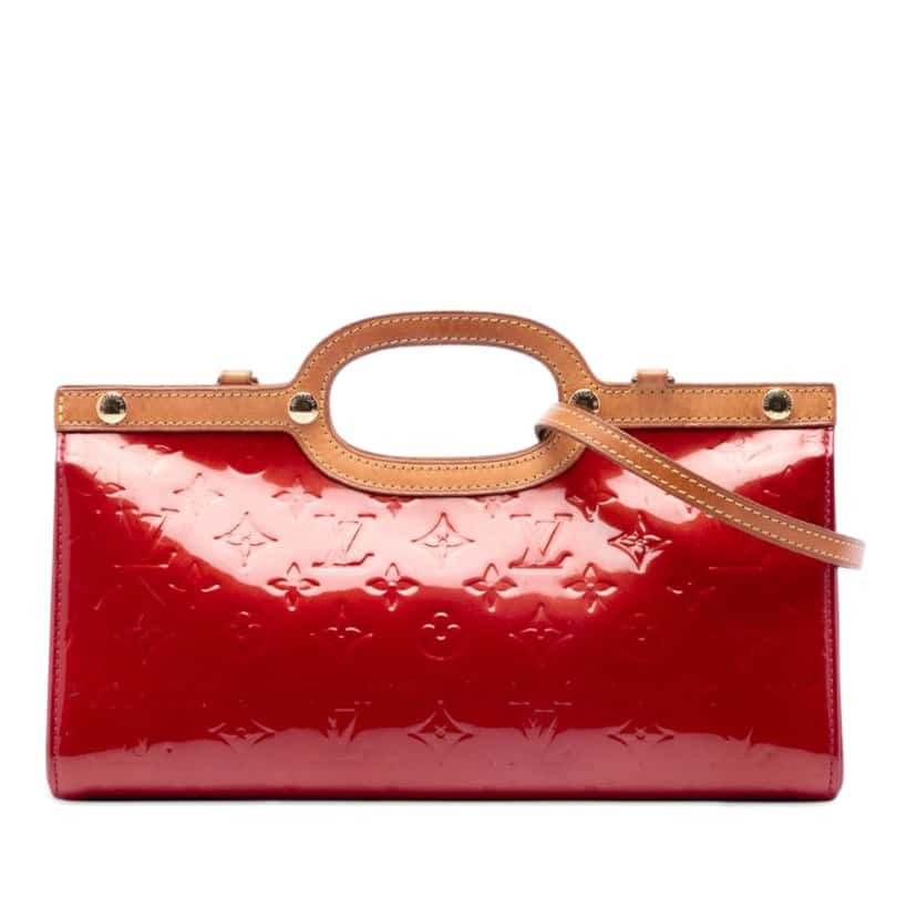 Louis Vuitton Monogram Vernis Roxbury Drive Red Leather Very good condition - Front View