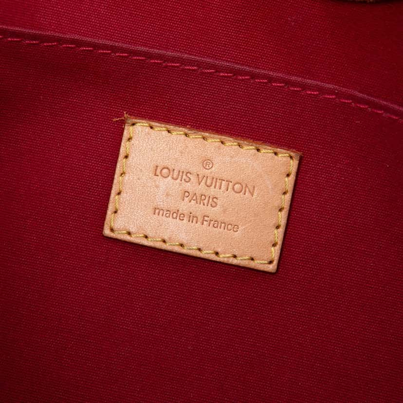 Louis Vuitton Monogram Vernis Roxbury Drive Red Leather Very good condition - Box View