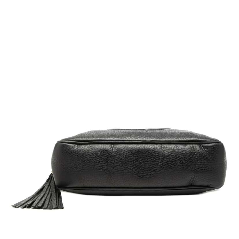 Gucci Pebbled Leather Soho Chain Zip Shoulder Bag Black Leather Very good condition - Inside View