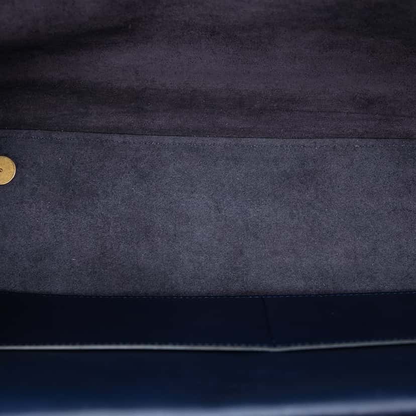 Celine Mini Bicolor Smooth Calfskin Belt Bag Blue Leather Very good condition - Model View