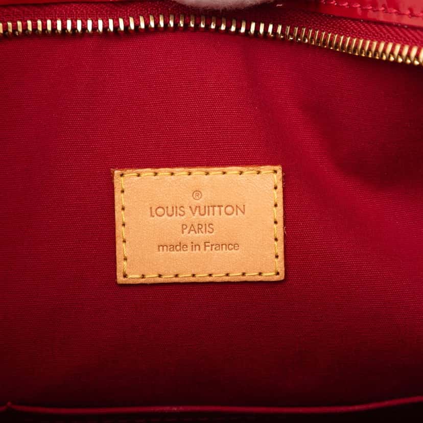 Louis Vuitton Monogram Vernis Brentwood Red Leather Very good condition - Box View