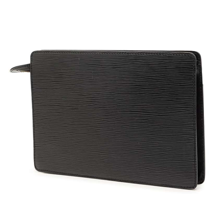 Louis Vuitton Epi Pochette Homme Black Leather Very good condition - Back View