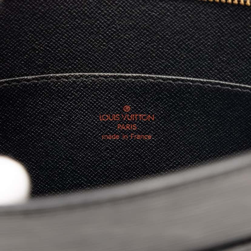 Louis Vuitton Epi Pochette Homme Black Leather Very good condition - Box View