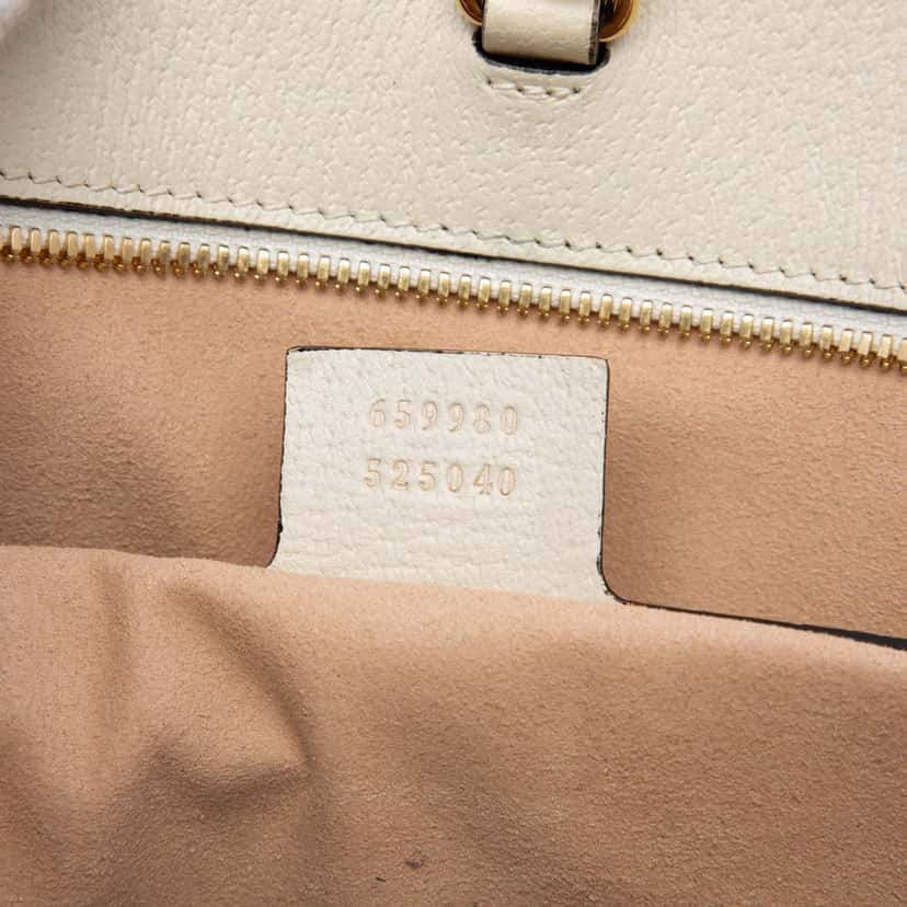 Gucci Large GG Supreme Les Pommes Apple and Heart Interlocking G Tote Beige Very good condition - Box View