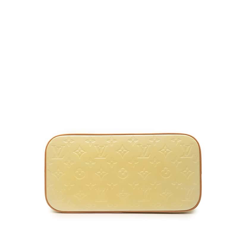 Louis Vuitton Monogram Vernis Houston White Leather Very good condition - Inside View