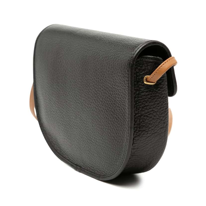 Dior Bicolor Grained Calfskin Crossbody Black Leather Very good condition - Back View
