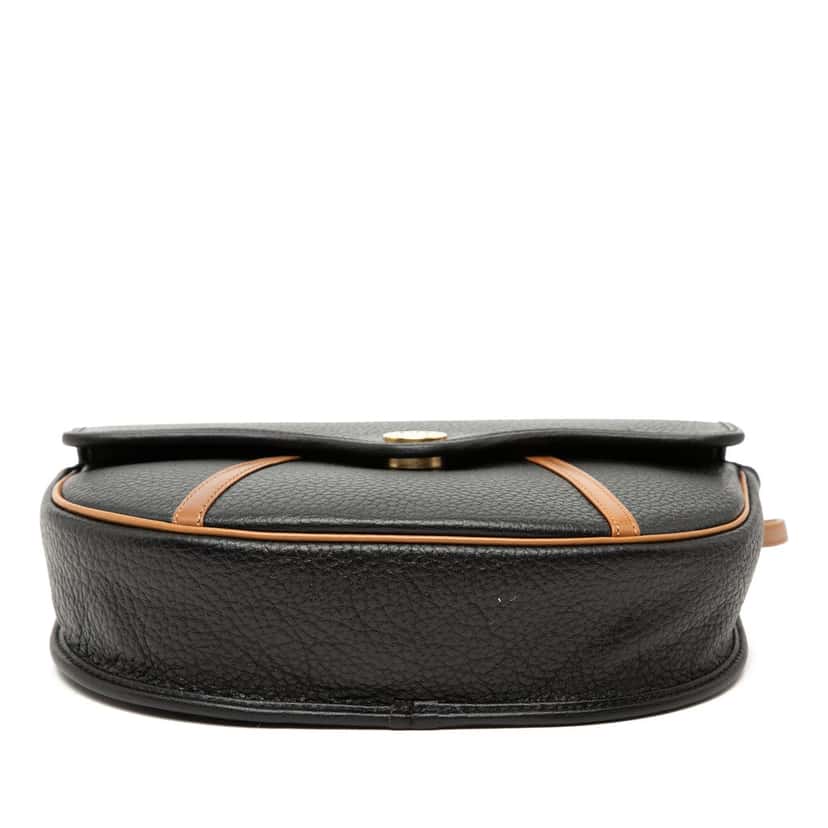 Dior Bicolor Grained Calfskin Crossbody Black Leather Very good condition - Inside View