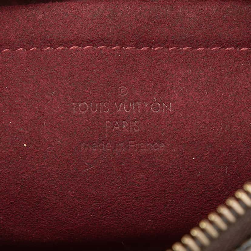 Louis Vuitton Damier Ebene Trunks Labels Pochette Milla MM Brown Very good condition - Box View