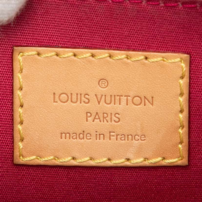 Louis Vuitton Monogram Vernis Alma BB Red Leather Very good condition - Box View