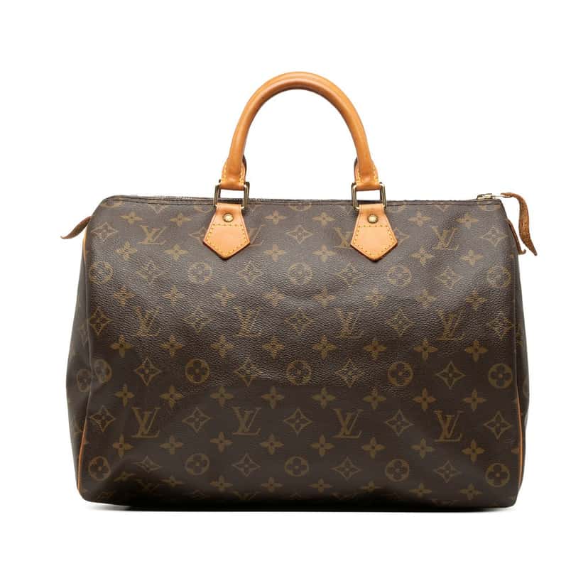 Louis Vuitton Monogram Speedy 35 Brown Very good condition - Front View