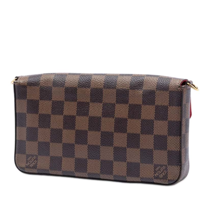 Louis Vuitton Damier Ebene Pochette Felicie Brown Very good condition - Back View