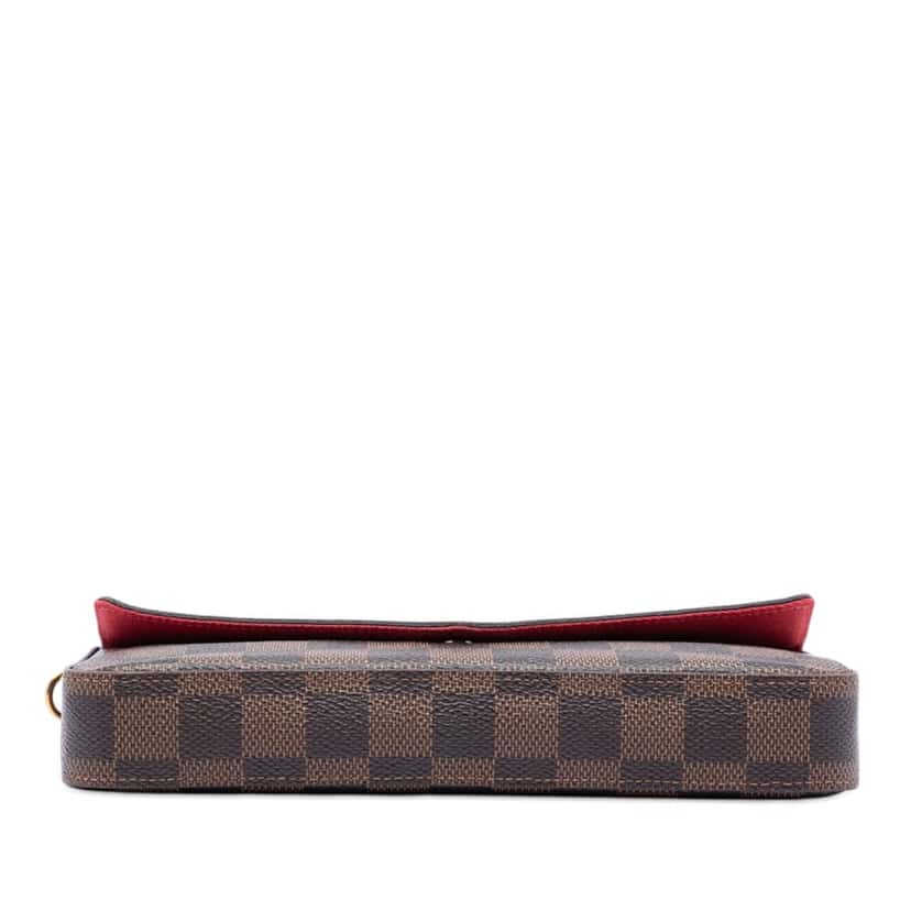 Louis Vuitton Damier Ebene Pochette Felicie Brown Very good condition - Inside View