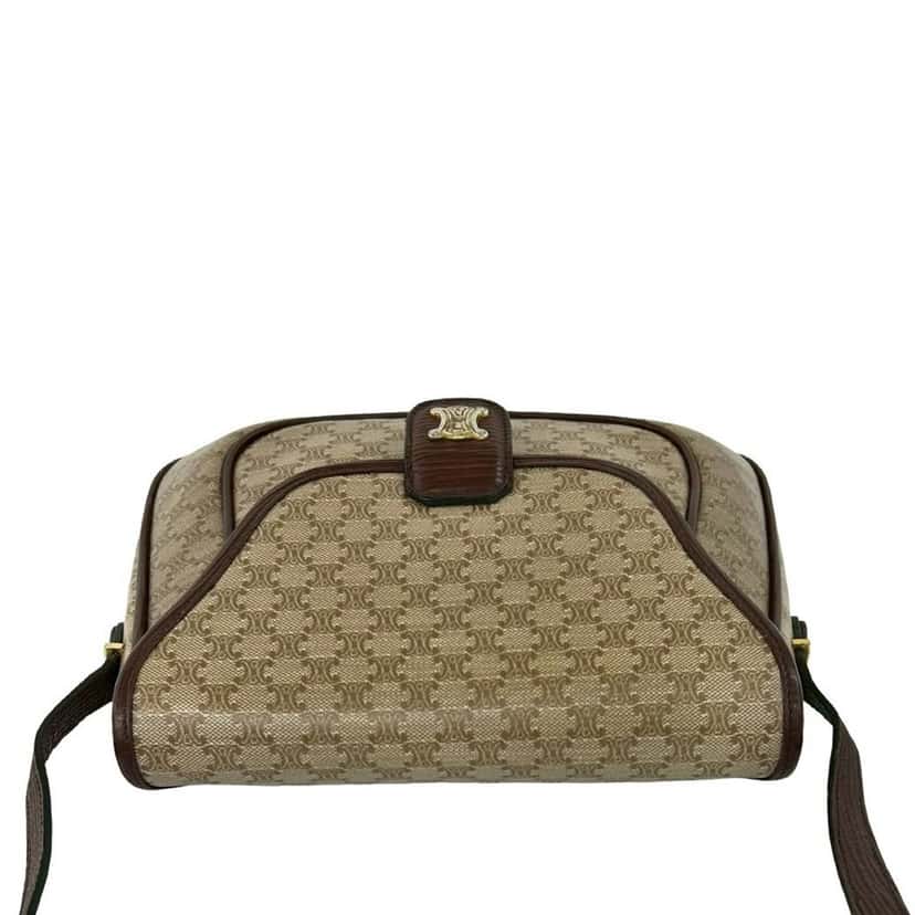 Celine Macadam Coated Canvas Crossbody Beige Very good condition - Inside View