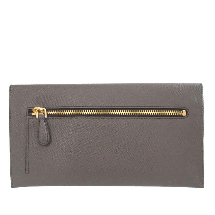 Prada Saffiano Envelope Clutch Other Leather Very good condition - Back View