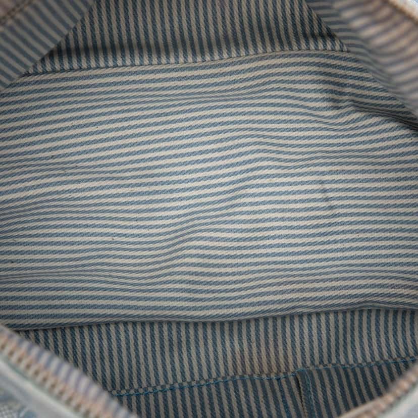 Celine C Macadam Canvas Crossbody Blue Very good condition - Model View