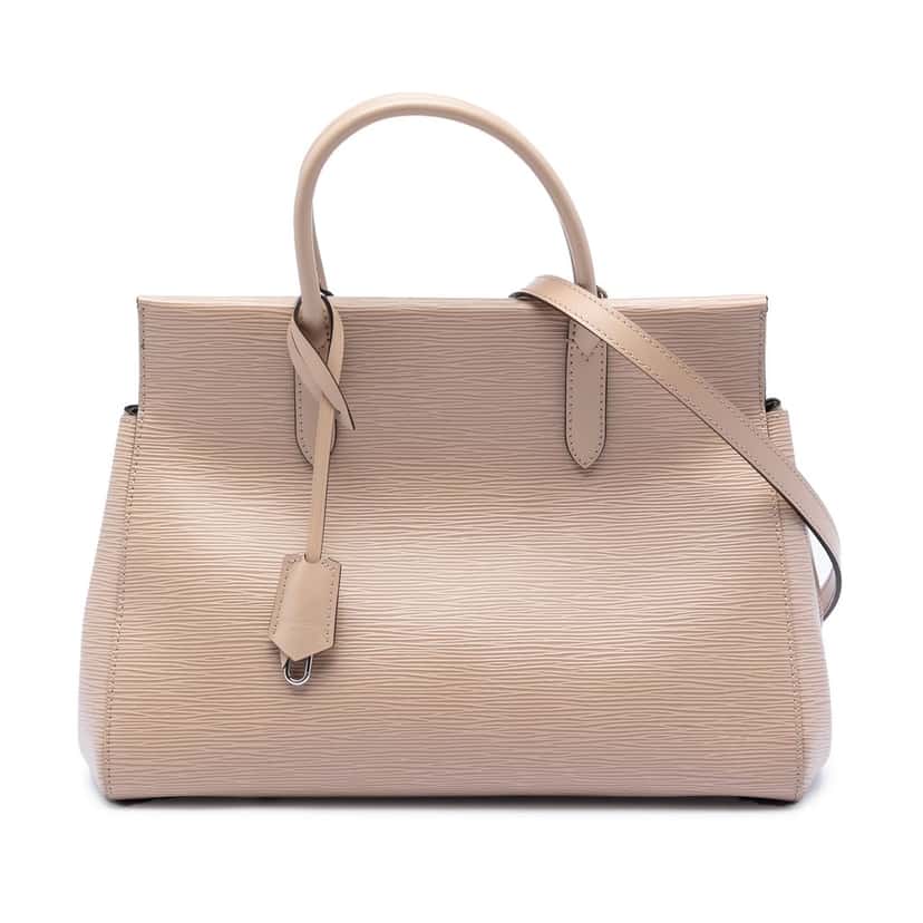 Louis Vuitton Epi Marly MM Beige Leather Very good condition - Front View