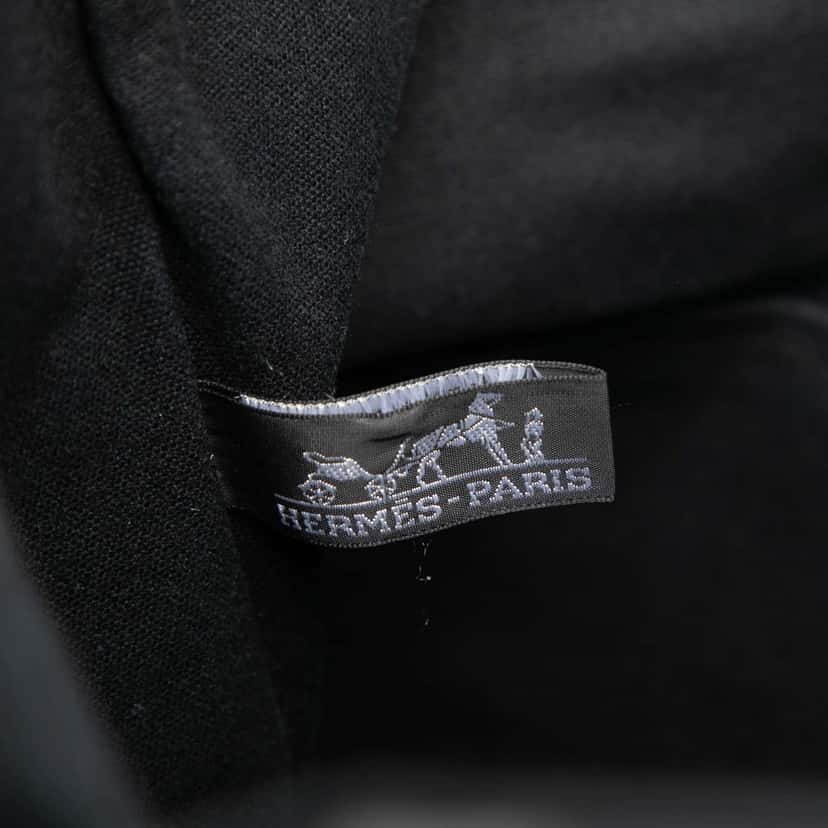 Hermès Toile Fourre Tout Cabas Black Very good condition - Box View