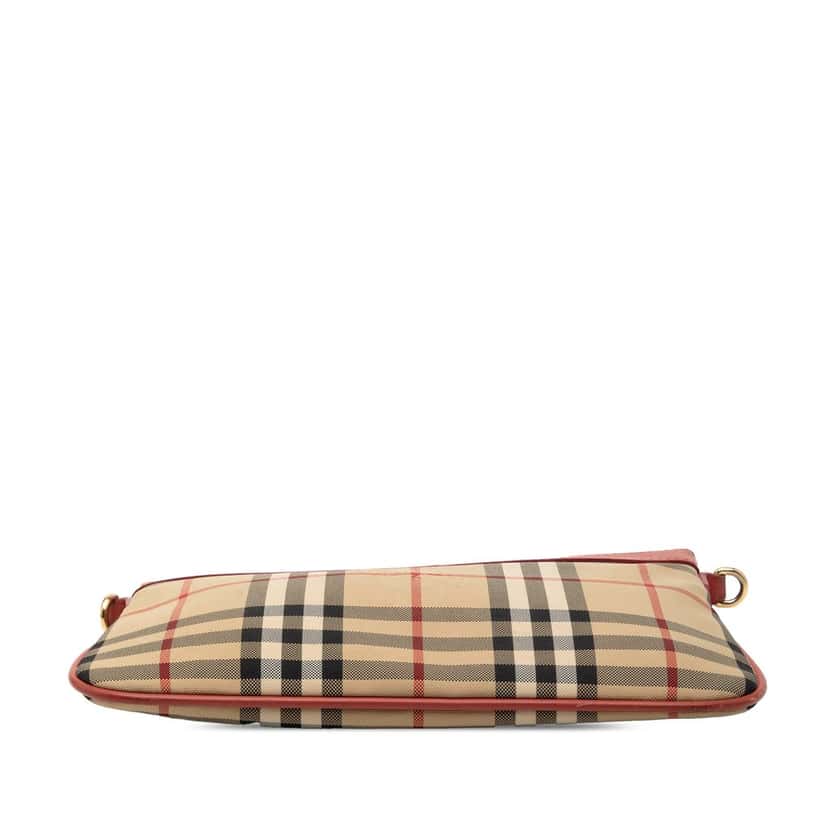 Burberry Haymarket Check Canvas Peyton Crossbody Beige Very good condition - Inside View