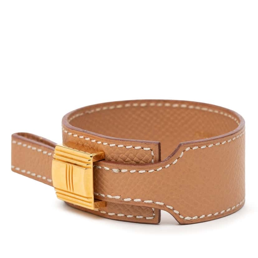 Hermès Epsom Artemis Bracelet Brown Leather Very good condition - Back View