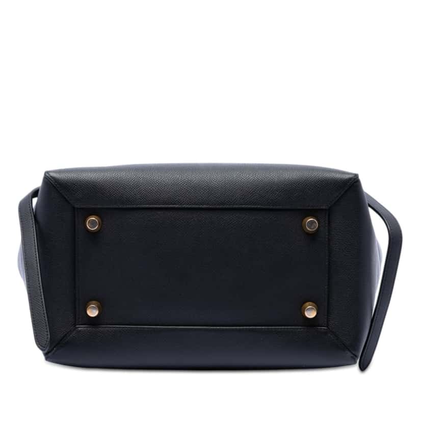 Celine Mini Grained Calfskin Belt Bag Black Leather Very good condition - Inside View