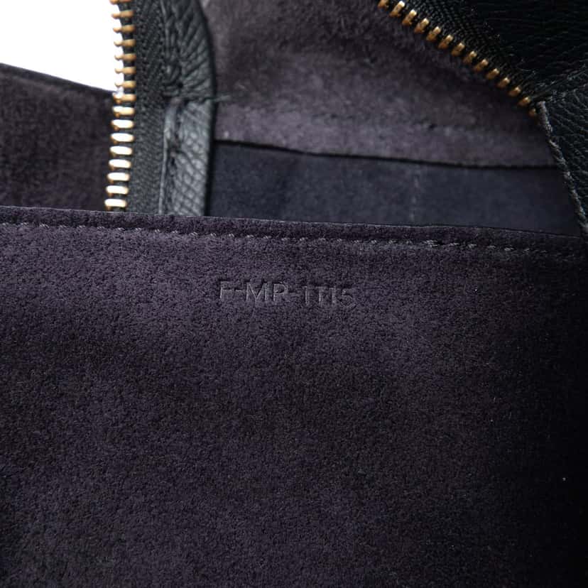 Celine Mini Grained Calfskin Belt Bag Black Leather Very good condition - Box View