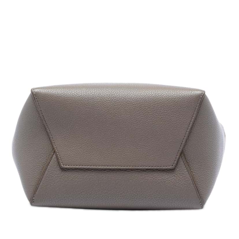 Celine Small Soft Grained Calfskin Seau Sangle Bucket Bag Brown Leather Very good condition - Inside View