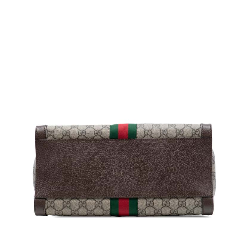 Gucci GG Supreme Ophidia Satchel Beige Very good condition - Inside View