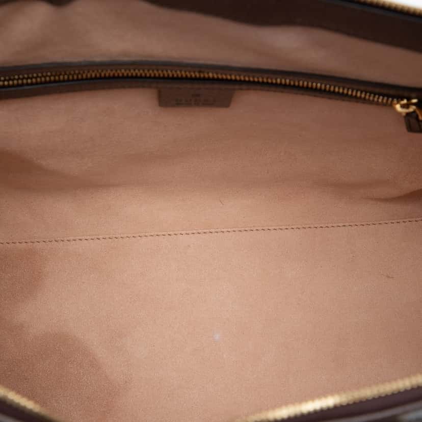 Gucci GG Supreme Ophidia Satchel Beige Very good condition - Model View
