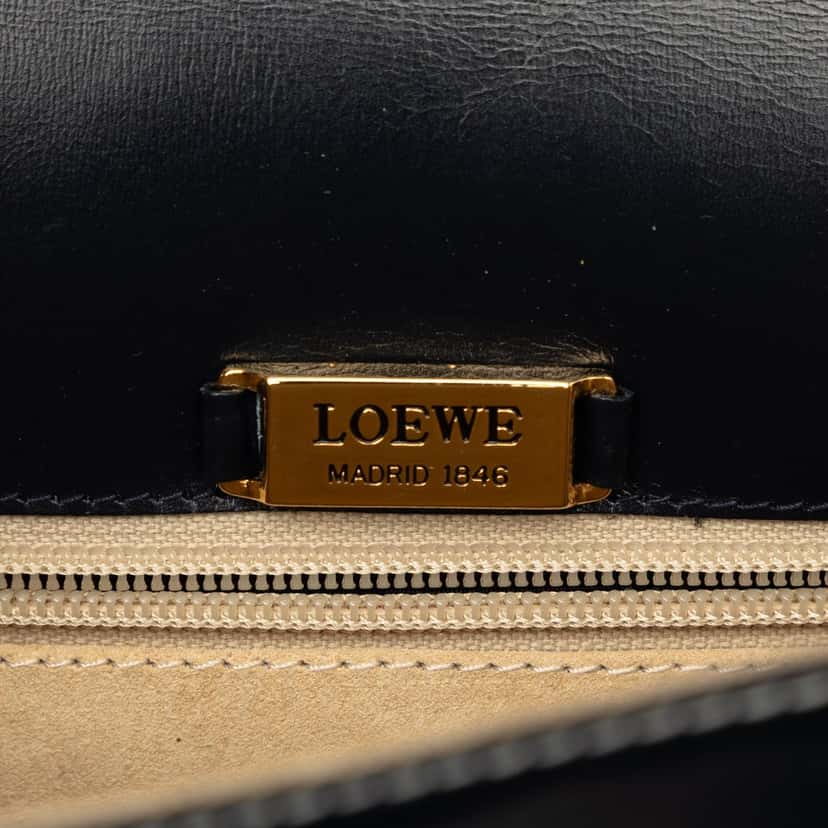 LOEWE Tricolor Leather Geometric Crossbody Black Leather Very good condition - Box View