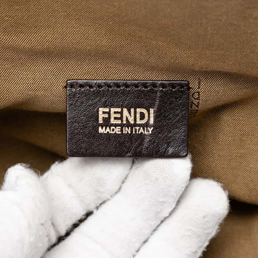 Fendi Zucca Canvas Shopping Tote Brown Very good condition - Box View