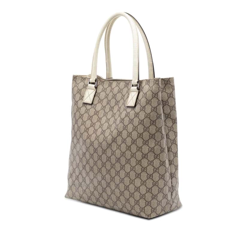 Gucci GG Supreme Tote Beige Very good condition - Back View