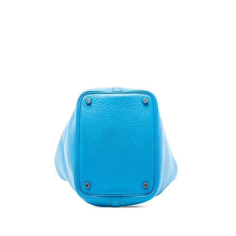Hermès Clemence Picotin Lock 18 Blue Leather Very good condition - Inside View