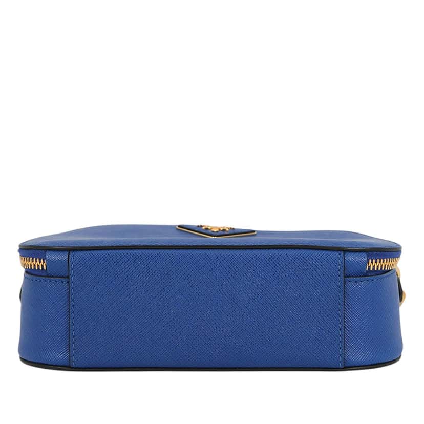 Prada Saffiano Lux Odette Satchel Blue Leather Very good condition - Inside View