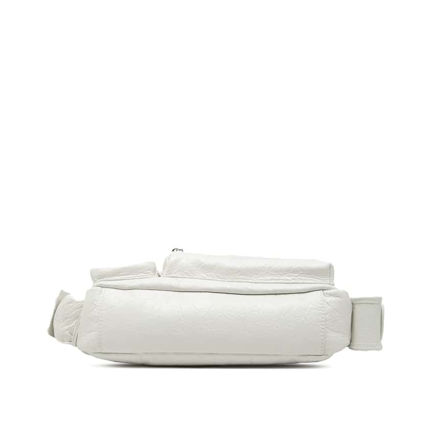 Balenciaga Small Lambskin Superbusy Sling Bag White Leather Very good condition - Inside View