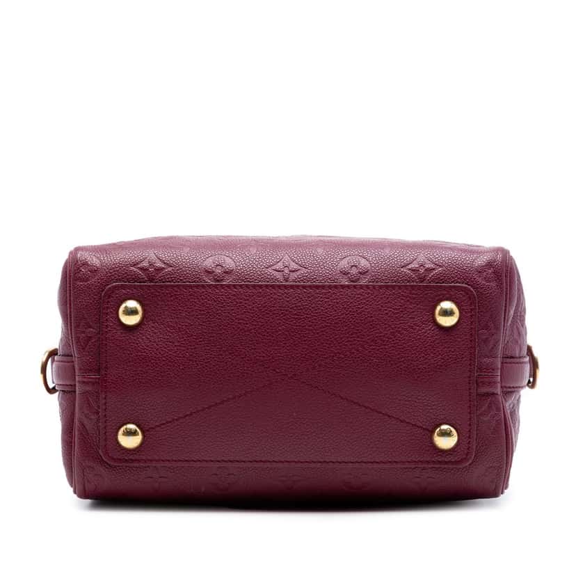 Louis Vuitton Monogram Empreinte Speedy Bandouliere 25 Red Leather Very good condition - Inside View
