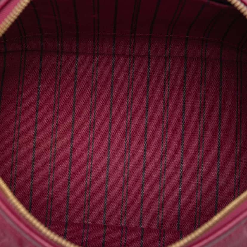 Louis Vuitton Monogram Empreinte Speedy Bandouliere 25 Red Leather Very good condition - Model View