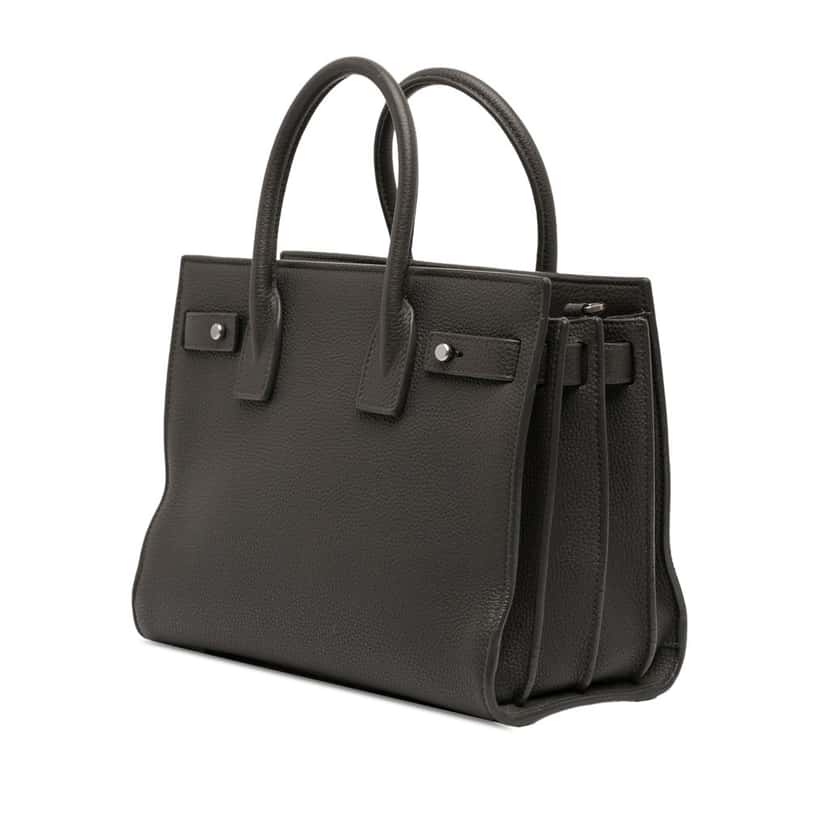 Saint Laurent Baby Grained Calfskin Sac de Jour Satchel Other Leather Good condition - Back View
