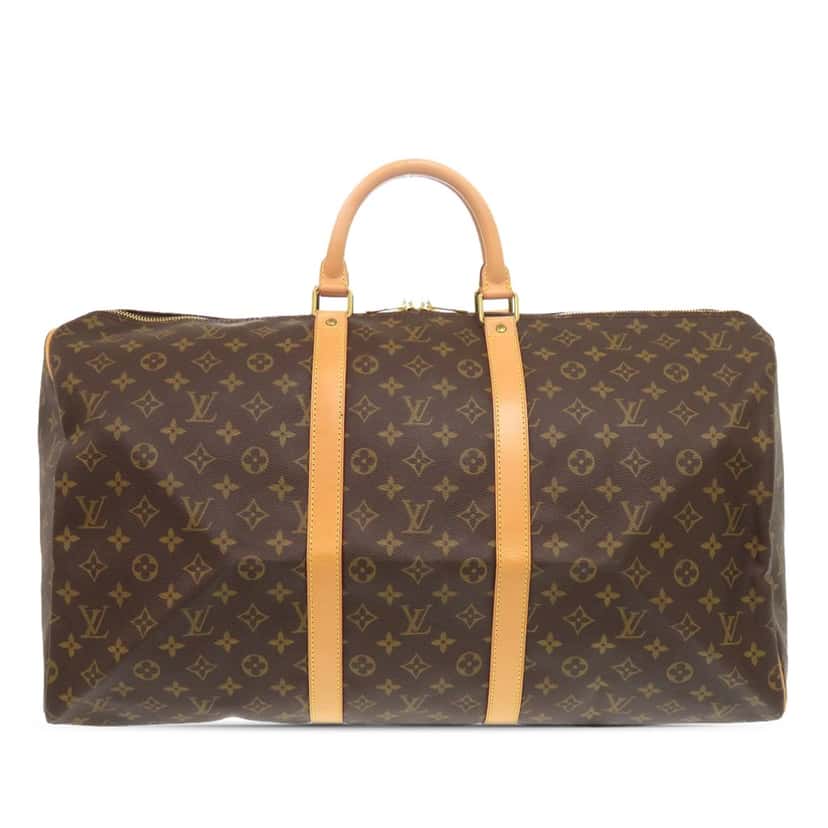 Louis Vuitton Monogram Keepall 55 Brown Very good condition - Front View