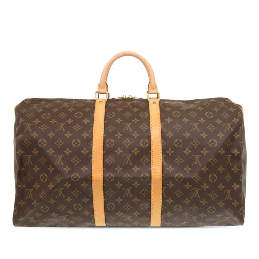 Louis Vuitton Monogram Keepall 55 Brown Very good condition - Back View