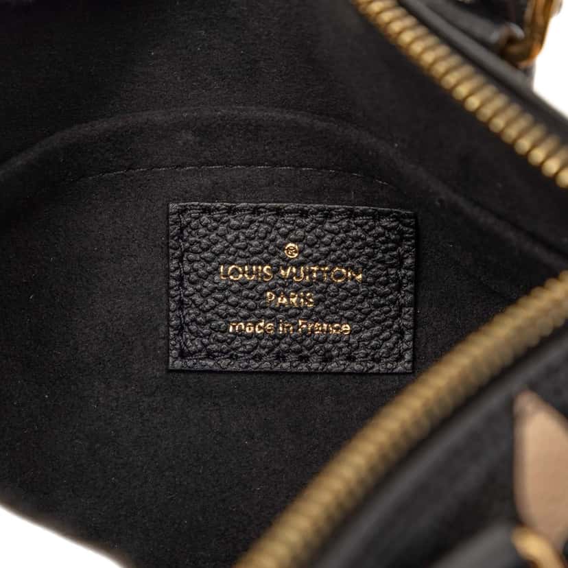 Louis Vuitton Bicolor Monogram Empreinte Giant Papillon BB Black Leather Very good condition - Box View