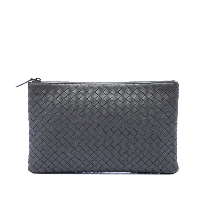 Bottega Veneta Nappa Intrecciato Clutch Other Leather Very good condition - Front View