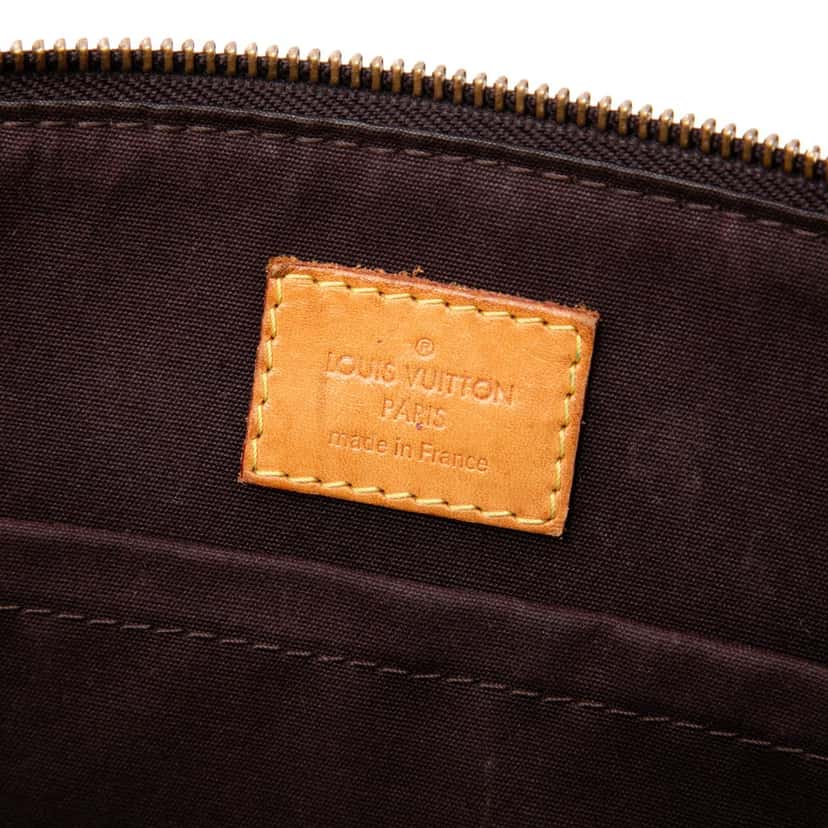 Louis Vuitton Monogram Vernis Sherwood PM Purple Leather Very good condition - Box View