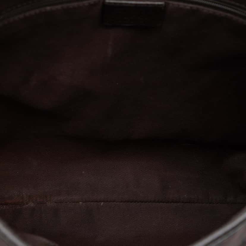 Gucci GG Nylon Abbey D Ring Crossbody Brown Very good condition - Model View